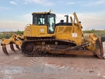 Side of used Komatsu Dozer